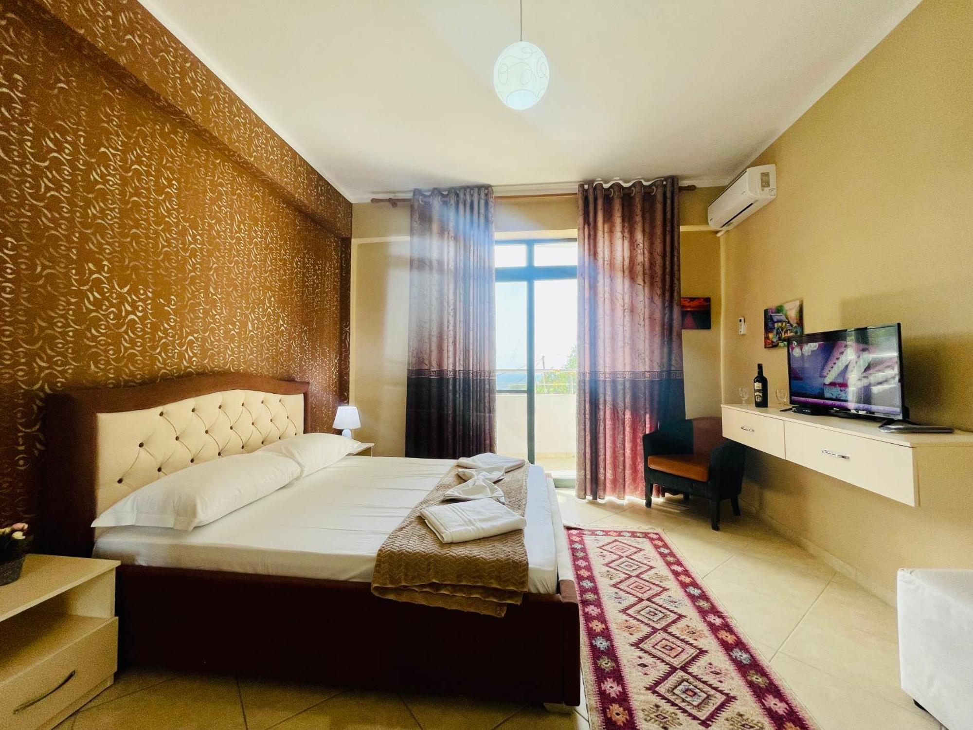 Vila3 Hotel Vlora Szoba fotó